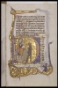 ms. 431 - Psautier de Lambert le Bègue - lettrine D (la fuite en Egypte) • f. 44 - ©ULg Liège