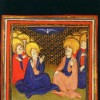 Archives et Biblioth�que de la Cath�drale de Tournai � B.C.T. A 14 B � Missel d\'Ourscamp � Descente du S.-Esprit � la Pentec�te (miniature du 14e s. coll�e dans un missel des 17e et 18e s.)